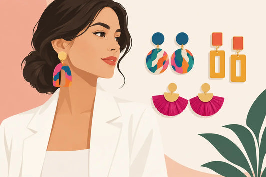 Colorful Statement Earrings That Make an Outfit