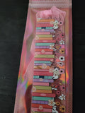 Floral Stacked Books Bookmark – Cute Book Lover Gift