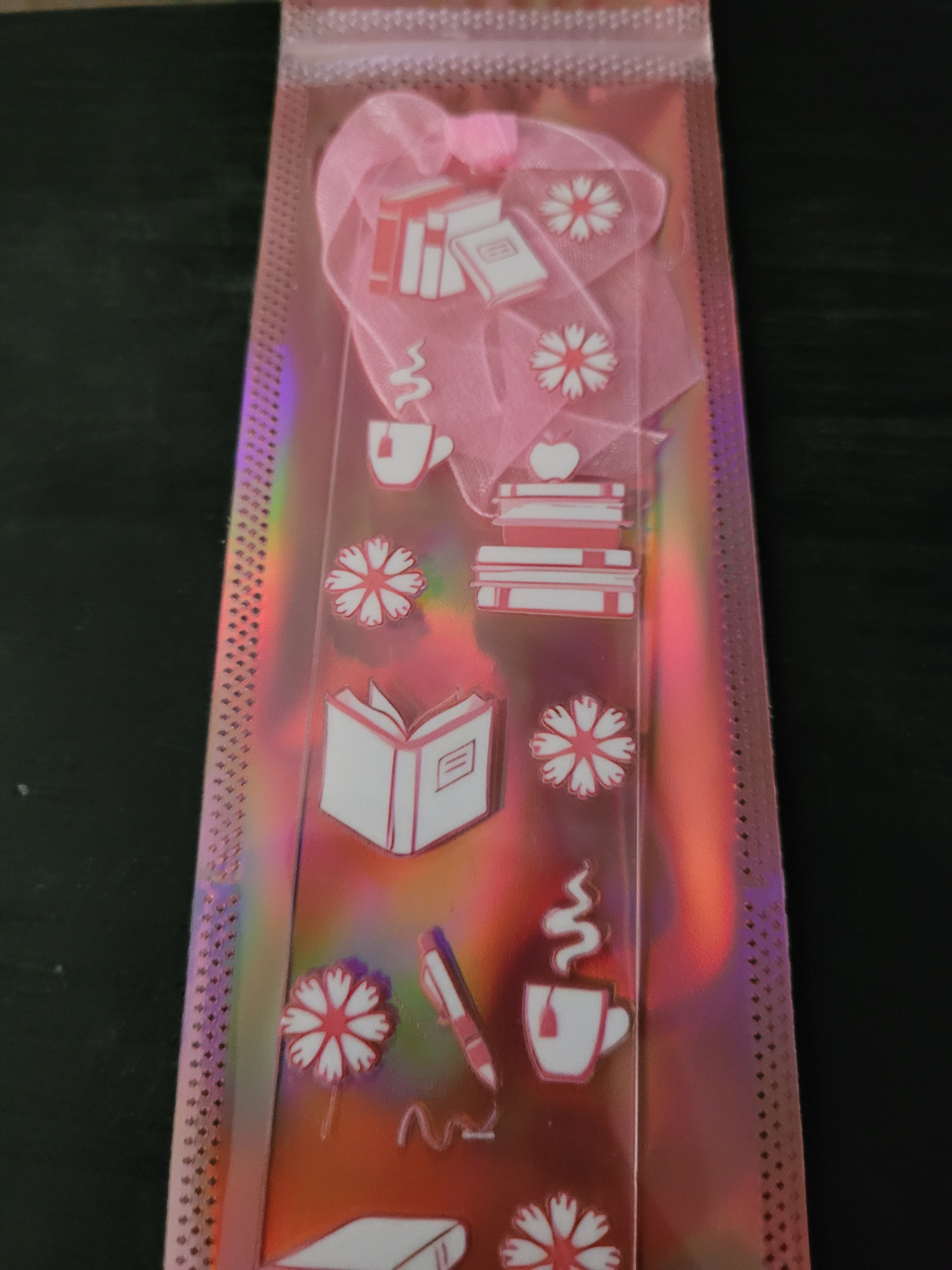 Books Coffee & Daisies Bookmark – Cozy Reader Gift